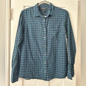 J Crew Blackwatch Plaid Button-Down size 4